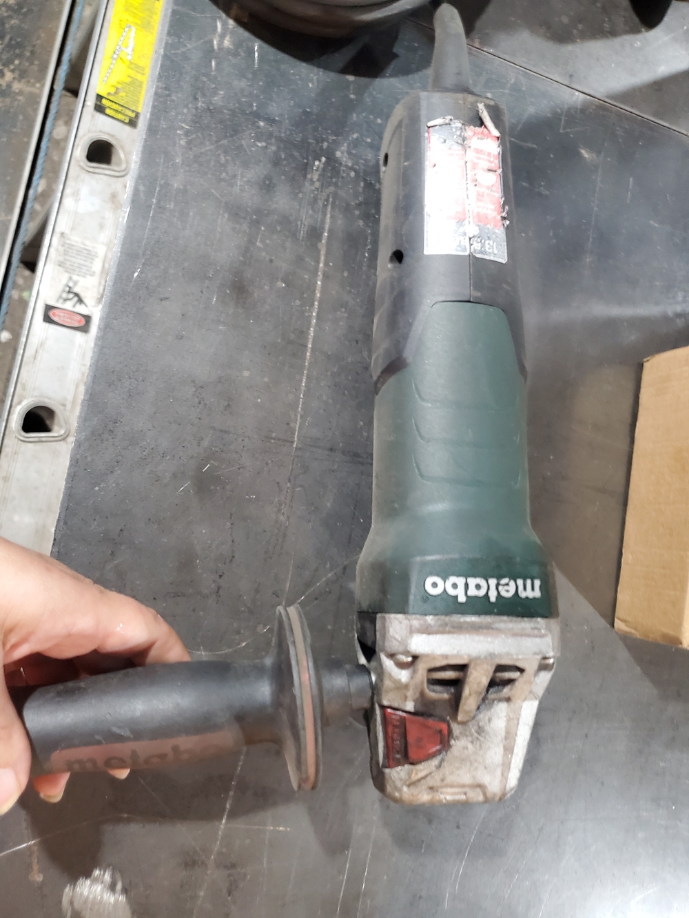 Metabo Corded Angle Grinder in Green and Black 15.5